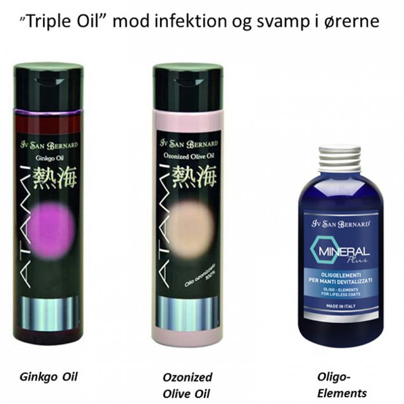 Triple Oil mod svamp og hudproblemer (3 x 30 ml)